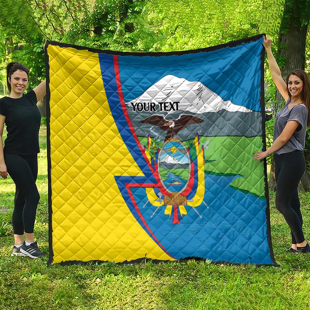 Ecuador Independence Day Personalized Quilt Pro Deo Patria et Libertate - Wonder Print Shop