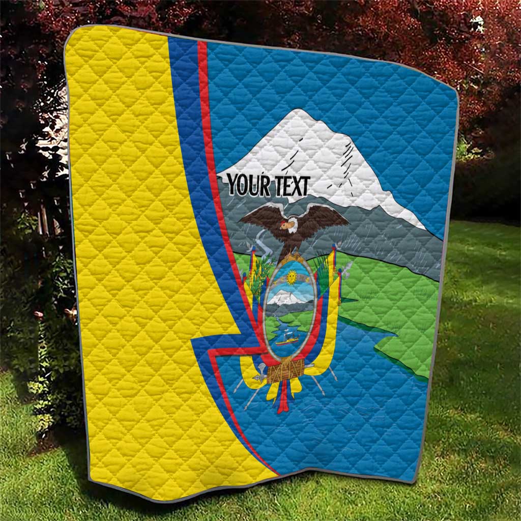 Ecuador Independence Day Personalized Quilt Pro Deo Patria et Libertate - Wonder Print Shop