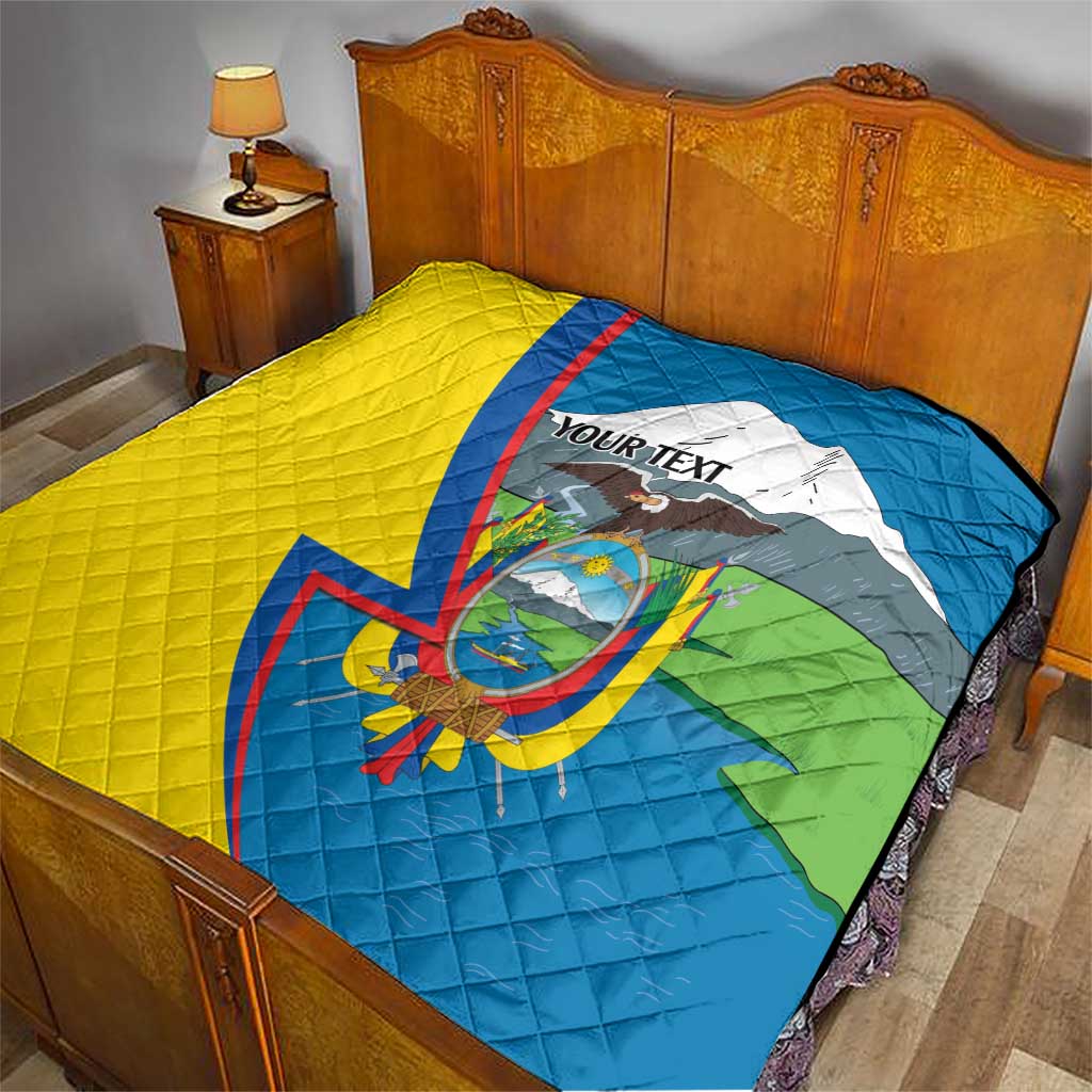Ecuador Independence Day Personalized Quilt Pro Deo Patria et Libertate - Wonder Print Shop