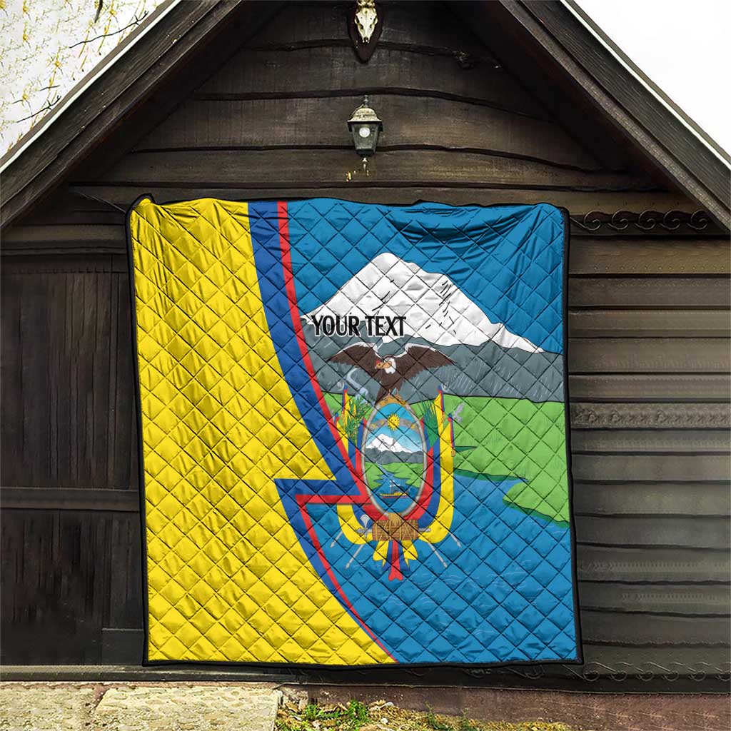 Ecuador Independence Day Personalized Quilt Pro Deo Patria et Libertate - Wonder Print Shop