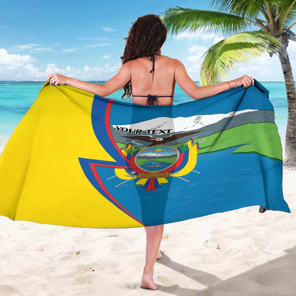Ecuador Independence Day Personalized Sarong Pro Deo Patria et Libertate - Wonder Print Shop