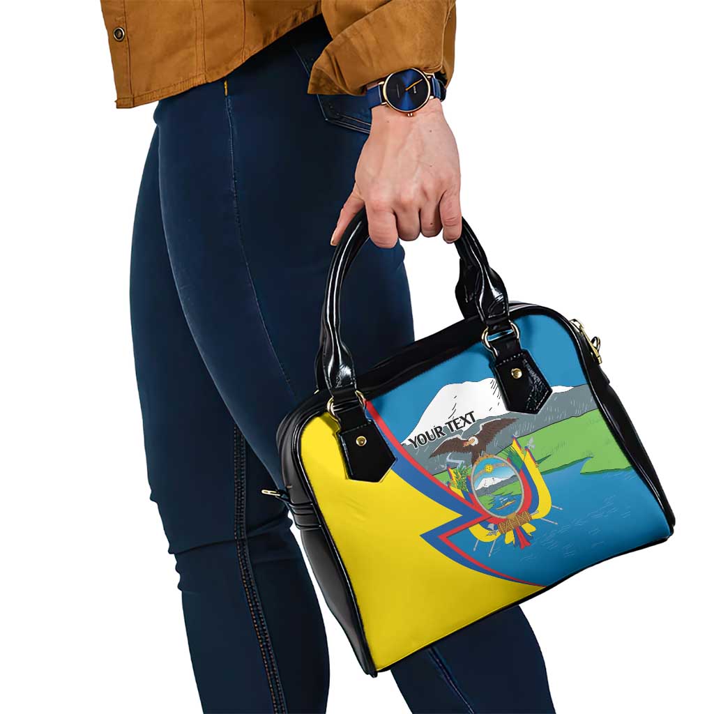 Ecuador Independence Day Personalized Shoulder Handbag Pro Deo Patria et Libertate - Wonder Print Shop