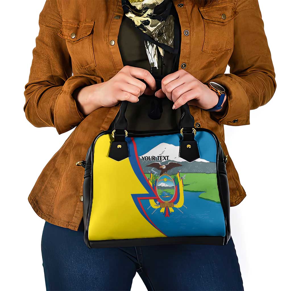 Ecuador Independence Day Personalized Shoulder Handbag Pro Deo Patria et Libertate - Wonder Print Shop