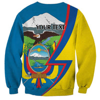 Ecuador Independence Day Personalized Sweatshirt Pro Deo Patria et Libertate - Wonder Print Shop