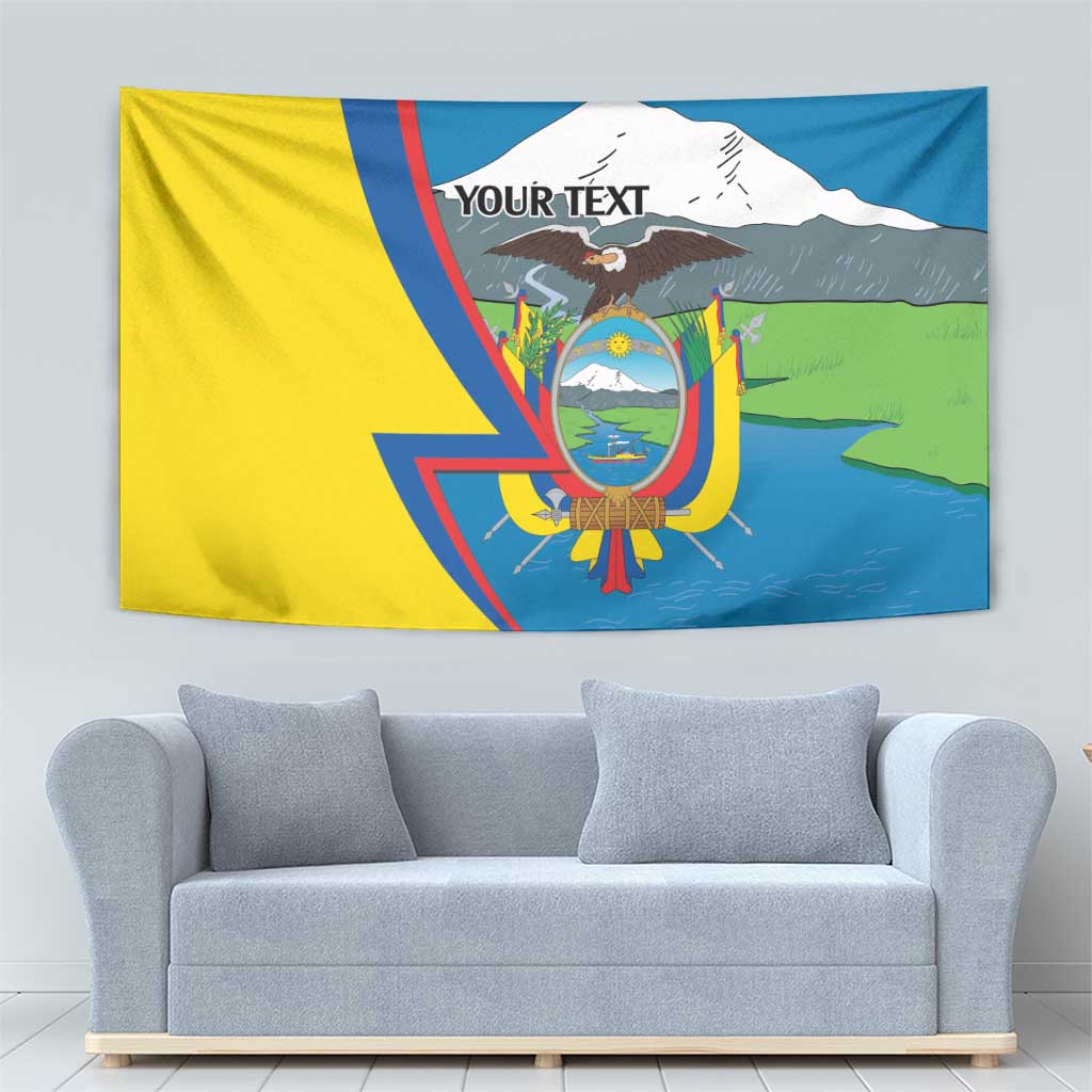 Ecuador Independence Day Personalized Tapestry Pro Deo Patria et Libertate - Wonder Print Shop