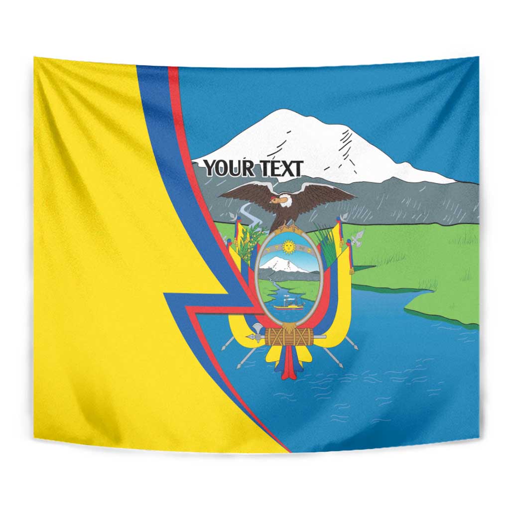 Ecuador Independence Day Personalized Tapestry Pro Deo Patria et Libertate - Wonder Print Shop