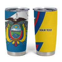 Ecuador Independence Day Personalized Tumbler Cup Pro Deo Patria et Libertate - Wonder Print Shop
