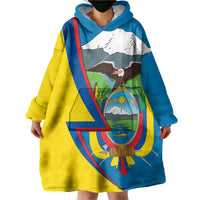 Ecuador Independence Day Personalized Wearable Blanket Hoodie Pro Deo Patria et Libertate - Wonder Print Shop