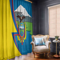 Ecuador Independence Day Personalized Window Curtain Pro Deo Patria et Libertate - Wonder Print Shop