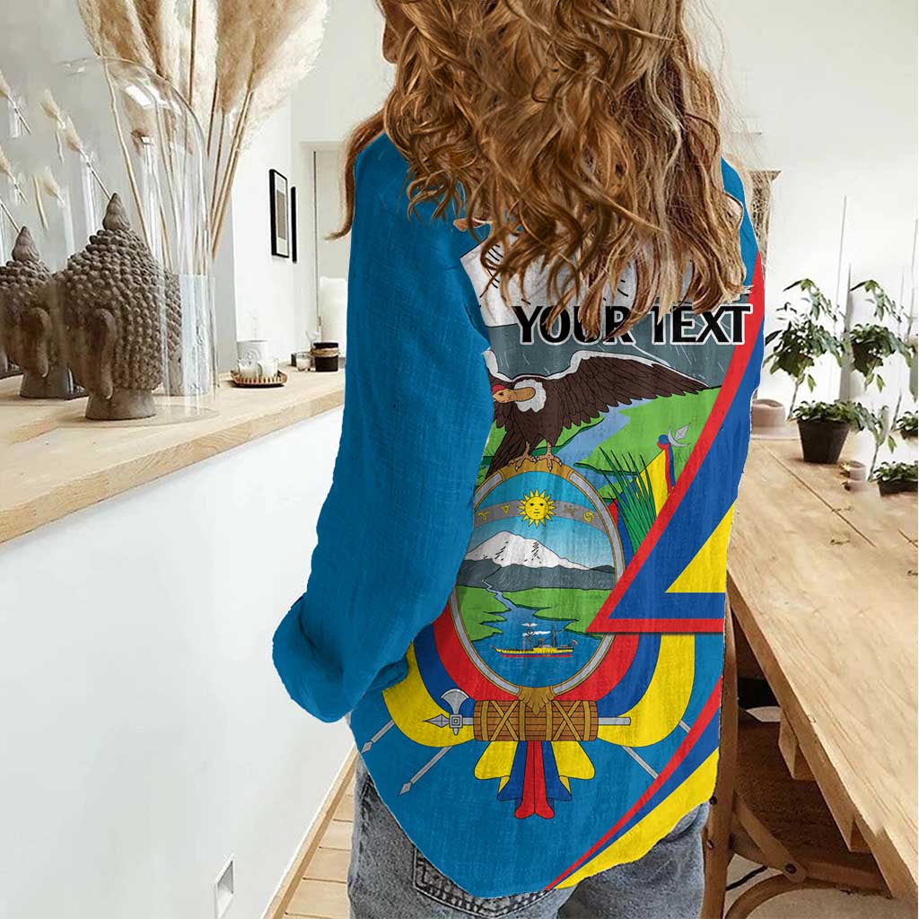 Ecuador Independence Day Personalized Women Casual Shirt Pro Deo Patria et Libertate - Wonder Print Shop