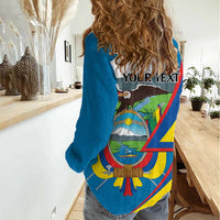 Ecuador Independence Day Personalized Women Casual Shirt Pro Deo Patria et Libertate - Wonder Print Shop