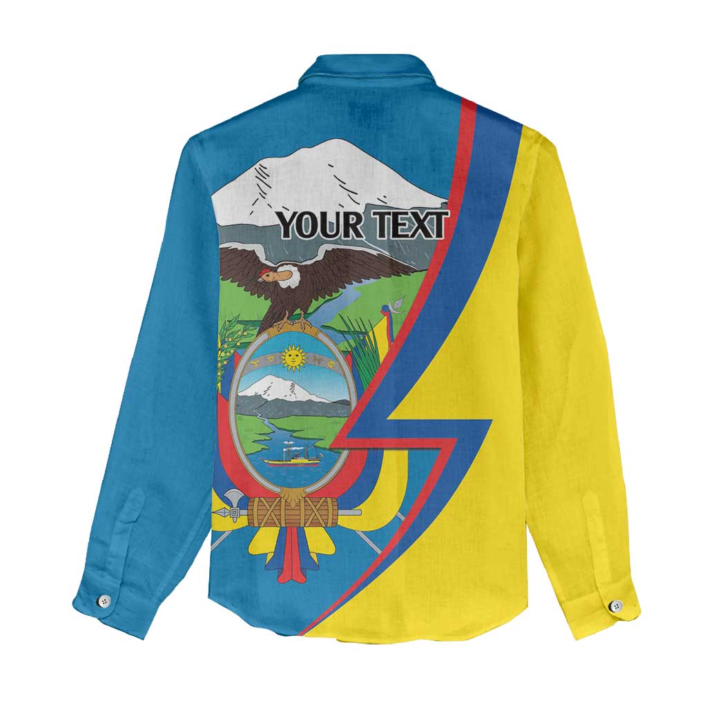 Ecuador Independence Day Personalized Women Casual Shirt Pro Deo Patria et Libertate - Wonder Print Shop