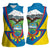 Ecuador Independence Day Personalized Women Sleeveless Polo Shirt Pro Deo Patria et Libertate - Wonder Print Shop