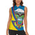 Ecuador Independence Day Personalized Women Sleeveless Polo Shirt Pro Deo Patria et Libertate - Wonder Print Shop