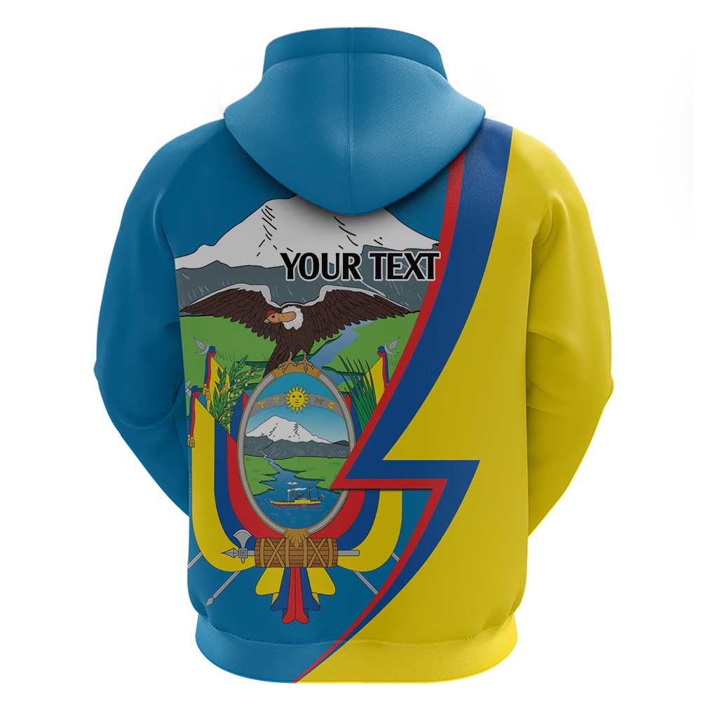 Ecuador Independence Day Personalized Zip Hoodie Pro Deo Patria et Libertate - Wonder Print Shop
