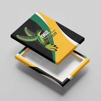 Jamaica Independence Day Personalized Canvas Wall Art Green and Yellow Tribal Hummingbird - Wonder Print Shop