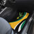 Jamaica Independence Day Personalized Car Mats Green and Yellow Tribal Hummingbird - Wonder Print Shop