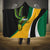 Jamaica Independence Day Personalized Hooded Blanket Green and Yellow Tribal Hummingbird - Wonder Print Shop