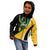 Jamaica Independence Day Personalized Kid Hoodie Green and Yellow Tribal Hummingbird - Wonder Print Shop