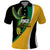 Jamaica Independence Day Personalized Polo Shirt Green and Yellow Tribal Hummingbird - Wonder Print Shop
