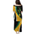 Jamaica Independence Day Personalized Puletasi Green and Yellow Tribal Hummingbird - Wonder Print Shop