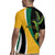 Jamaica Independence Day Personalized Rugby Jersey Green and Yellow Tribal Hummingbird - Wonder Print Shop