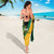Jamaica Independence Day Personalized Sarong Green and Yellow Tribal Hummingbird - Wonder Print Shop