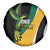 Jamaica Independence Day Personalized Spare Tire Cover Green and Yellow Tribal Hummingbird - Wonder Print Shop