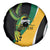 Jamaica Independence Day Personalized Spare Tire Cover Green and Yellow Tribal Hummingbird - Wonder Print Shop