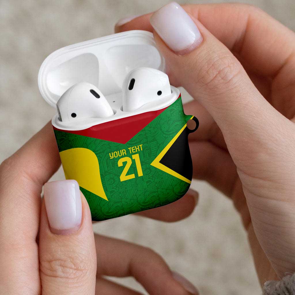 Golden Jaguars Fan Pride Custom AirPods Case Support Green Gold and Glory - Wonder Print Shop