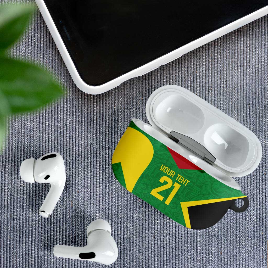 Golden Jaguars Fan Pride Custom AirPods Case Support Green Gold and Glory - Wonder Print Shop