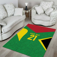 Golden Jaguars Fan Pride Custom Area Rug Support Green Gold and Glory - Wonder Print Shop