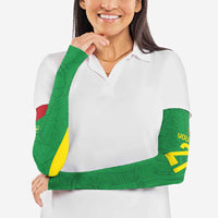Golden Jaguars Fan Pride Custom Arm Sleeves Support Green Gold and Glory - Wonder Print Shop