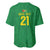 Golden Jaguars Fan Pride Custom Baseball Jersey Support Green Gold and Glory - Wonder Print Shop