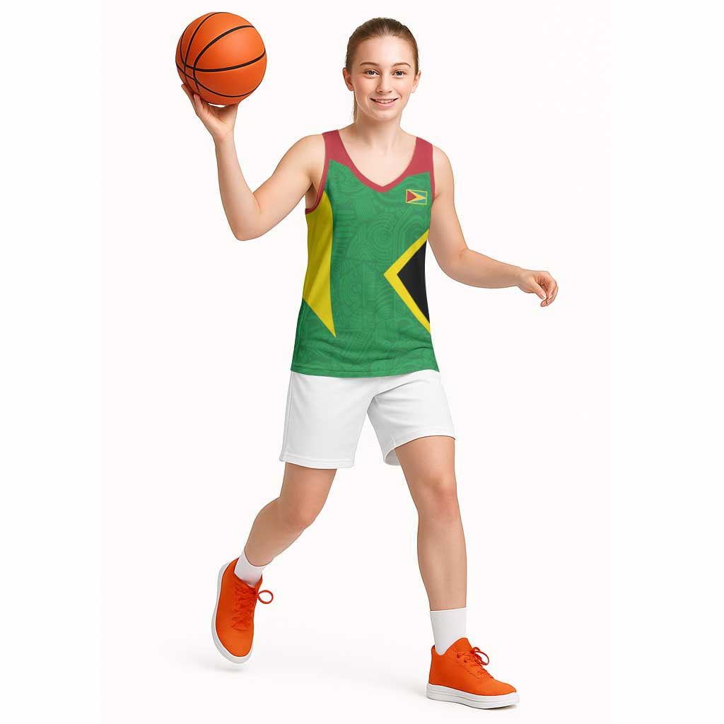 Golden Jaguars Fan Pride Custom Basketball Jersey Support Green Gold and Glory - Wonder Print Shop