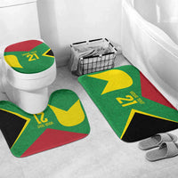 Golden Jaguars Fan Pride Custom Bathroom Set Support Green Gold and Glory - Wonder Print Shop