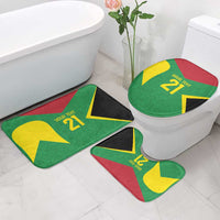 Golden Jaguars Fan Pride Custom Bathroom Set Support Green Gold and Glory - Wonder Print Shop