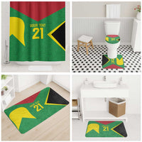 Golden Jaguars Fan Pride Custom Bathroom Set Support Green Gold and Glory - Wonder Print Shop