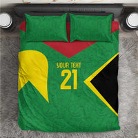 Golden Jaguars Fan Pride Custom Bedding Set Support Green Gold and Glory - Wonder Print Shop