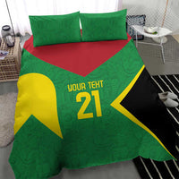 Golden Jaguars Fan Pride Custom Bedding Set Support Green Gold and Glory - Wonder Print Shop