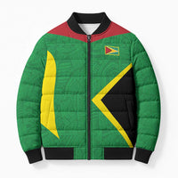 Golden Jaguars Fan Pride Custom Bomber Puffer Jacket Support Green Gold and Glory - Wonder Print Shop