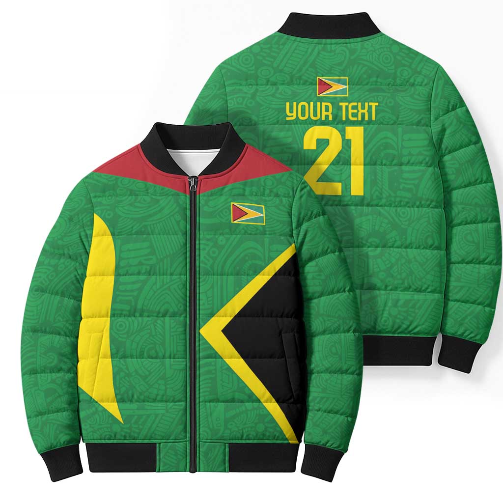 Golden Jaguars Fan Pride Custom Bomber Puffer Jacket Support Green Gold and Glory - Wonder Print Shop