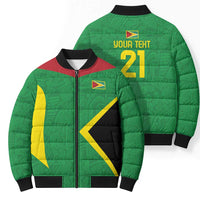 Golden Jaguars Fan Pride Custom Bomber Puffer Jacket Support Green Gold and Glory - Wonder Print Shop