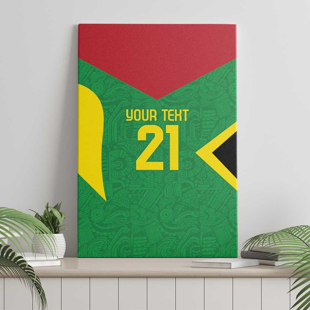 Golden Jaguars Fan Pride Custom Canvas Wall Art Support Green Gold and Glory - Wonder Print Shop