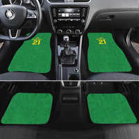 Golden Jaguars Fan Pride Custom Car Mats Support Green Gold and Glory - Wonder Print Shop