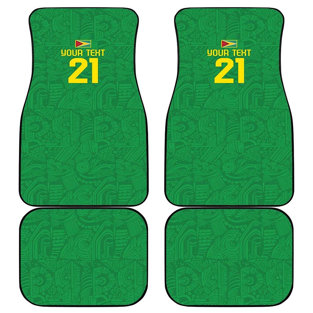 Golden Jaguars Fan Pride Custom Car Mats Support Green Gold and Glory - Wonder Print Shop