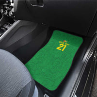 Golden Jaguars Fan Pride Custom Car Mats Support Green Gold and Glory - Wonder Print Shop