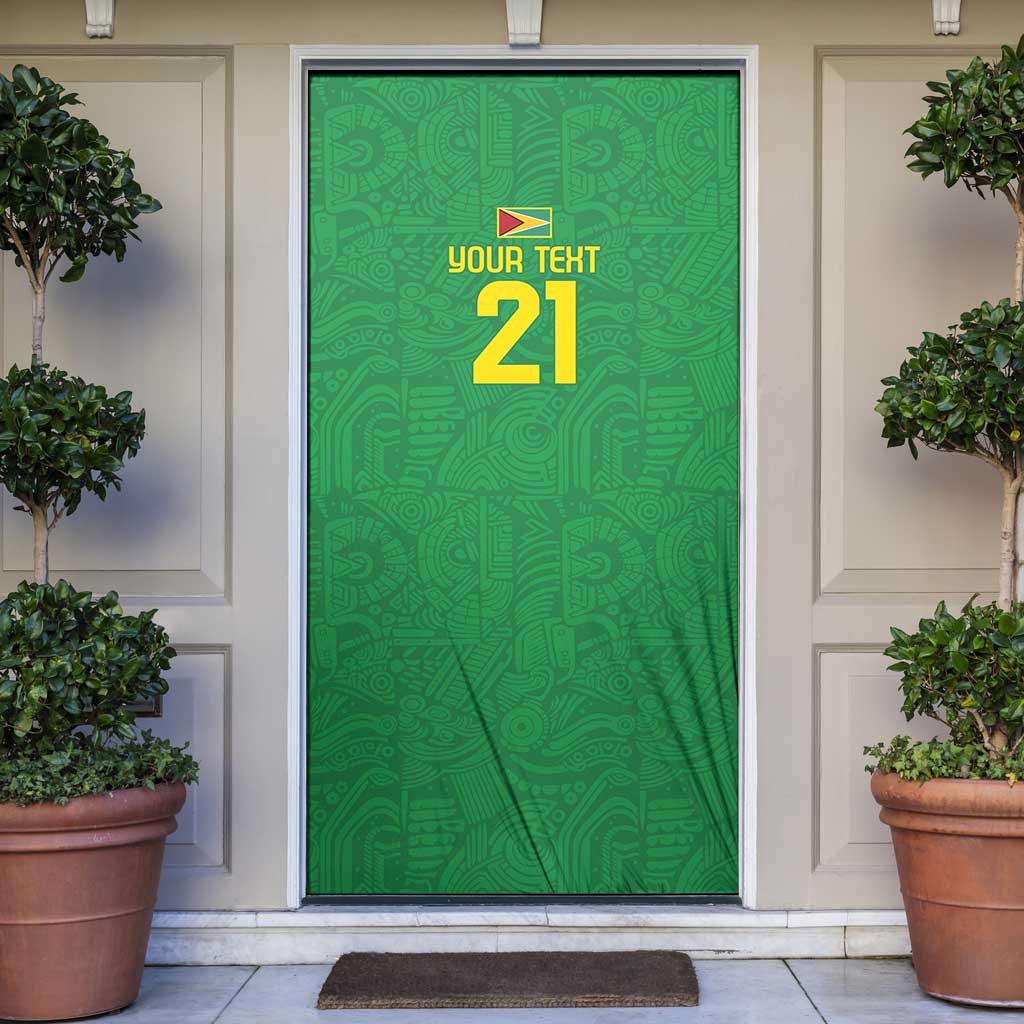 Golden Jaguars Fan Pride Custom Door Cover Support Green Gold and Glory - Wonder Print Shop