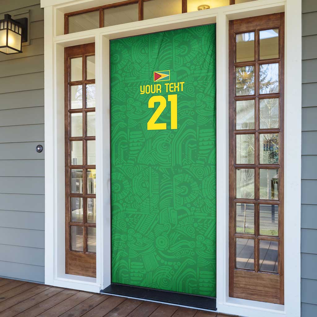 Golden Jaguars Fan Pride Custom Door Cover Support Green Gold and Glory - Wonder Print Shop