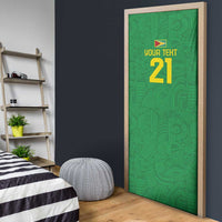 Golden Jaguars Fan Pride Custom Door Cover Support Green Gold and Glory - Wonder Print Shop